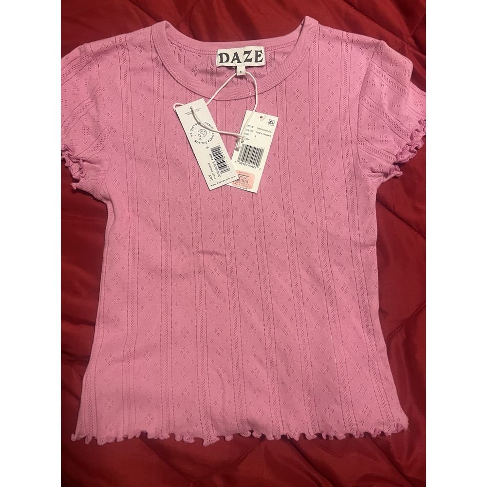 NWT Daze Girls Lily Pinky Promise Pink Shirt youthβ Size Small